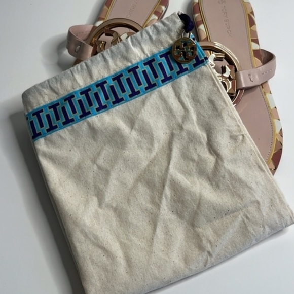 Tory Burch Enamel Miller Sandals size 8.5 M Pink - Picture 14 of 15